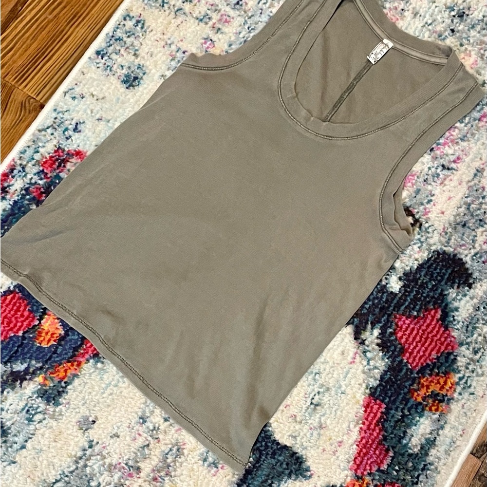 Anthropology green tank